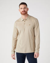 Koszulka Z Długim Rękawem Męska Wrangler Refined Polo Longsleeve Green 112341120 W7MJ016778
